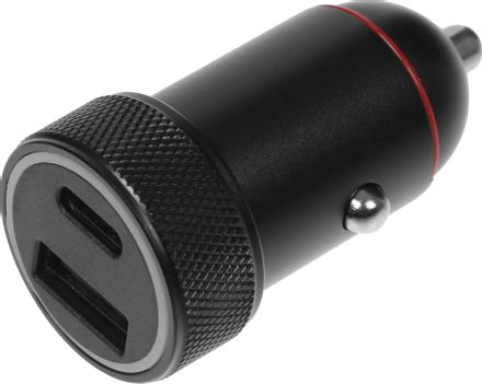 Автомобильное зарядное устройство Wiiix UCC-4-2-15, USB-A, USB-C, 3A, черный