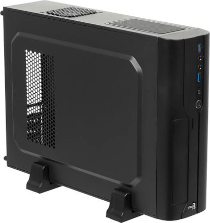 Корпус mATX Aerocool CS-101, Desktop, 400Вт,  черный [cs-101-vx-400w]