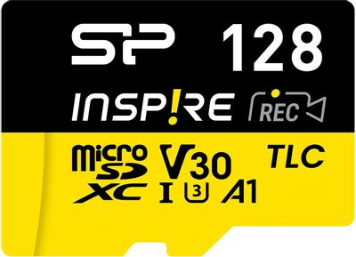 Scheda Di Memoria Silicon Power Elite MicroSDXC 128GB CL10 UHS-1 100MB/s Con Adattatore - Colorata E Resistente All'acqua