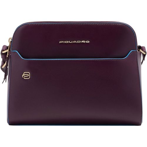 Сумка Piquadro Blue Square, женская, кожа натуральная, фиолетовый [bd7149b2/bo]