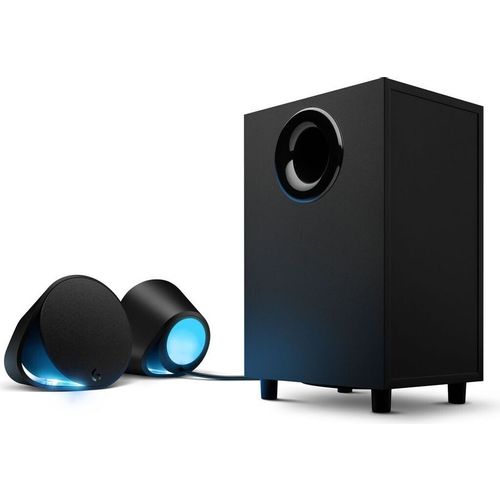 Колонки Logitech G560 Lightsync PC, 2.1, черный [980-001305]
