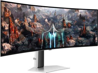49" Монитор Samsung Odyssey OLED G9 S49CG930SI, 5120x1440, OLED, 240Гц ...