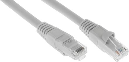 Патч-корд Buro UTP-6-2M-G литой (molded), UTP, кат.6, 2м, 4 пары, 24AWG, алюминий омедненный, многожильный, серый