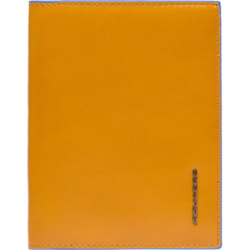 Обложка для паспорта Piquadro Blue Square PP1660B2/G желтый кожа натуральная