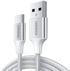 Изображение товара Кабель USB Type-C UGREEN US288 1.5 м 3A серебристый для зарядки и передачи данных Изображение товара Кабель USB Type-C UGREEN US288 1.5 м 3A серебристый для зарядки и передачи данных