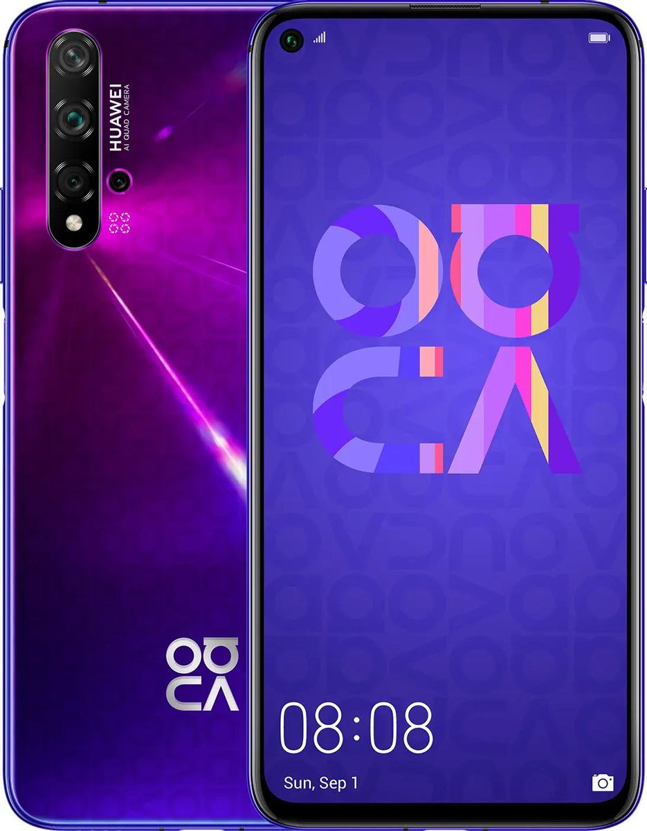 Ответы на вопросы о товаре смартфон Huawei nova 5T 128Gb, фиолетовый  (1193674) в интернет-магазине СИТИЛИНК