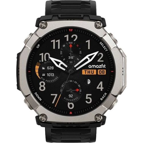Смарт-часы AMAZFIT T-Rex Ultra 2 A2550, 51мм, 1.5", черный/серебристый