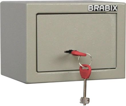 Сейф мебельный BRABIX Dm 14 взломостойкий 145x200x150 мм ключевой [291160]