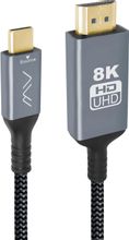 Изображение товара CAWEON ACB 1м USB-C to HDMI 2.1 позолоченный медь