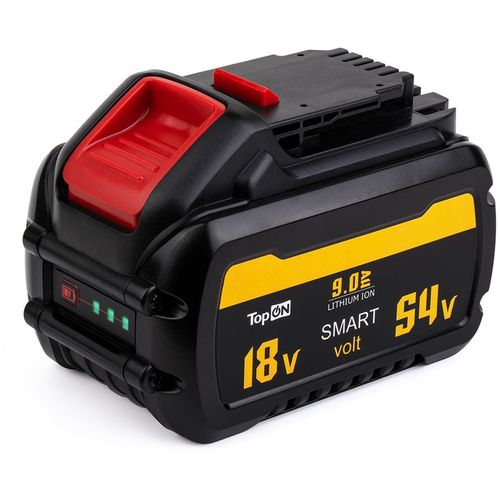 Батарея аккумуляторная для DeWalt TopON TOP-DE-DCB547, 18В, 9Ач, Li-Ion [103136]