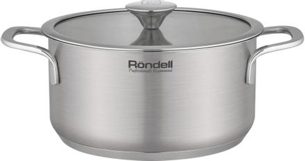 Кастрюля 2.8л Rondell Modern RDS-1747, нержавеющая сталь, с крышкой