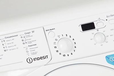 Стиральная машина суперузкая Indesit EcoTime IWUD 4105, с фронтальной ...