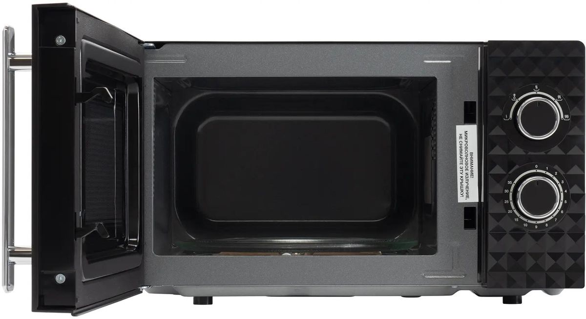 Микроволновая печь Hyundai HYM-M2095 черный, 20 л, 700 Вт, переключатели - поворотный механизм, фото5