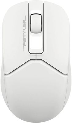 Мышь A4TECH Fstyler FB12S, оптическая, беспроводная, USB, белый [fb12s usb white]