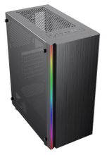 Изображение товара Корпус ATX Formula CL-3302B RGB Midi-Tower без БП черный с подсветкой