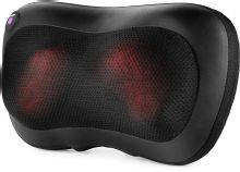 Изображение товара Массажер для шеи KitFort КТ-2930 черный роликовый питание сеть прикуриватель