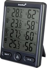 Изображение товара Погодная станция LEVENHUK LP20 черная для измерения температуры и влажности