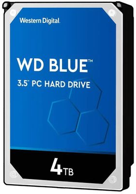 Жесткий диск WD Blue WD40EZAZ,  4ТБ,  HDD,  SATA III,  3.5"