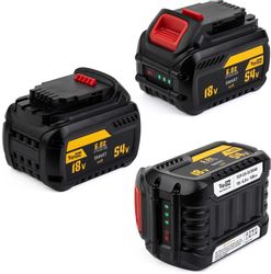 Батарея аккумуляторная для DeWalt TopON TOP-DE-DCB546, 18В, 6Ач, Li-Ion