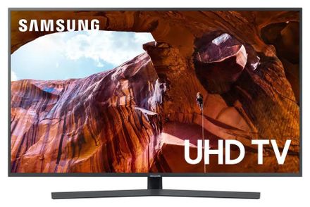 55" Телевизор Samsung UE55RU7400UXRU, 4K Ultra HD, черный, СМАРТ ТВ, Tizen OS
