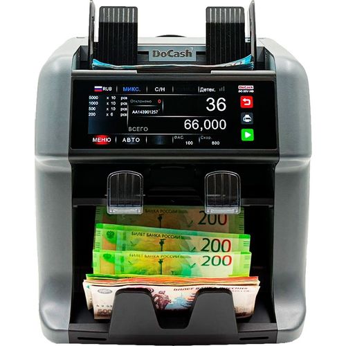 Счетчик банкнот DOCASH DC-55V HD автоматический мультивалютный [29147]