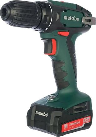 Дрель-шуруповерт METABO BS 14.4, 2Ач,  с двумя аккумуляторами [602206540]