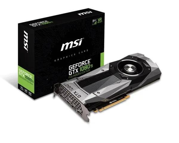 MSI NVIDIA GeForce GTX 1080Ti GTX 1080 TI FOUNDERS EDITION 11 GDDR5X Ret 441938