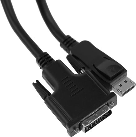 Кабель-переходник видео NingBo DisplayPort (m) - DVI-D (Dual Link) (m), 1.8м, черный