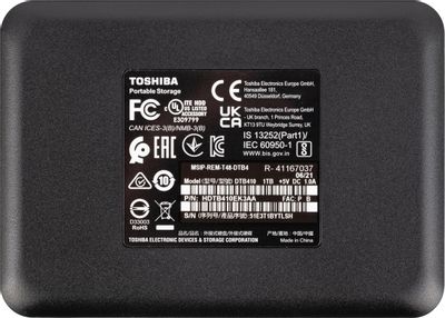 Toshiba 1TB Canvio Basics Portable External Hard Drive, USB 3.0 ( HDTB410EK3AA)