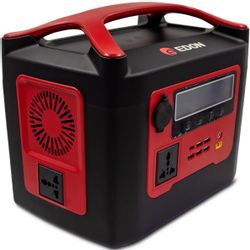 Электростанция портативная Edon PES-700 50000mAh 5A 6xUSB беспров.зар. черный/красный