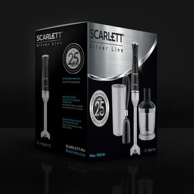 Блендер Scarlett Silver Line SC-HB42F73, погружной, черный – купить в ...