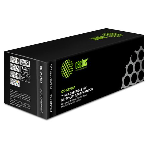 Картридж Cactus CS-CF218A, CF218A, черный / CS-CF218A