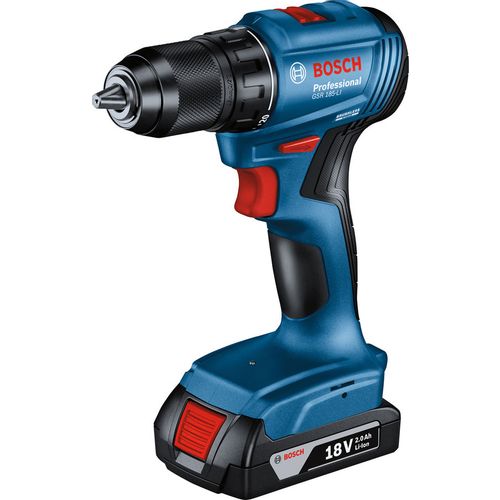 Дрель-шуруповерт Bosch GSR 185-LI, 2Ач, с двумя аккумуляторами [06019k3000]