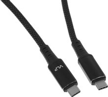 Изображение товара Кабель VLP Thunder USB Type-C 1м MFI черный для зарядки и передачи данных