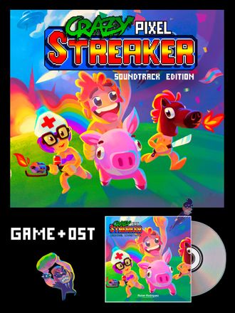 Игра PLUG IN DIGITAL Crazy Pixel Streaker - Soundtrack Edition, для ПК, регион: Россия,СНГ, английская версия
