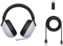 Наушники Sony INZONE H9, Bluetooth/USB Type-C, белый/черный