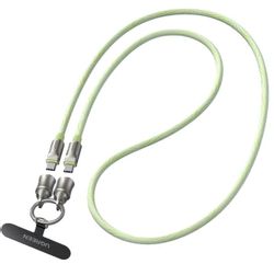 Изображение товара Кабель UGREEN L508,  USB Type-C (m) -  USB Type-C (m),  1.2м,  3A,  зеленый [35500]