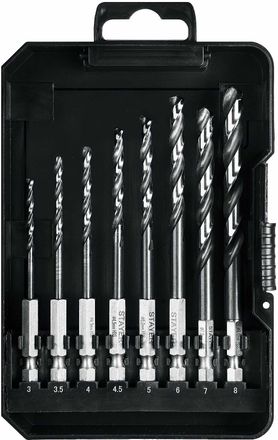 Набор сверл Stayer 29603-H8, шестигранный, 8шт