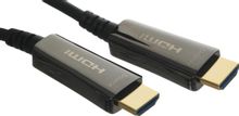 Изображение товара Кабель аудио-видео Digma HDMI 2.0 AOC,  HDMI (m) -  HDMI (m),  ver 2.0,  30м, GOLD,  черный [bhp aoc 2.0-30]
