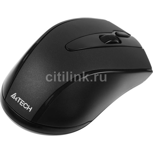 Мышь беспроводная A4TECH V-Track G9-500FS, радио, оптическая, USB, 1200dpi, черный