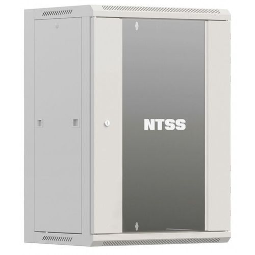 Шкаф коммутационный NTSS Премиум NTSS-W15U6045GS-2 настенный, стеклянная передняя дверь, 15U, 600x770x450 мм
