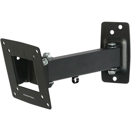 Кронштейн для телевизора Kromax OPTIMA-103, 10-28″, настенный, поворотно-выдвижной и наклонный, черный [28003]