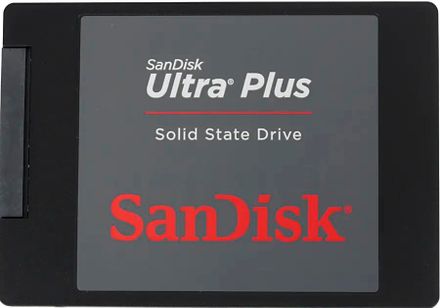 SSD накопитель Sandisk Ultra Plus SDSSDHP-256G-G25 256ГБ, 2.5", SATA III