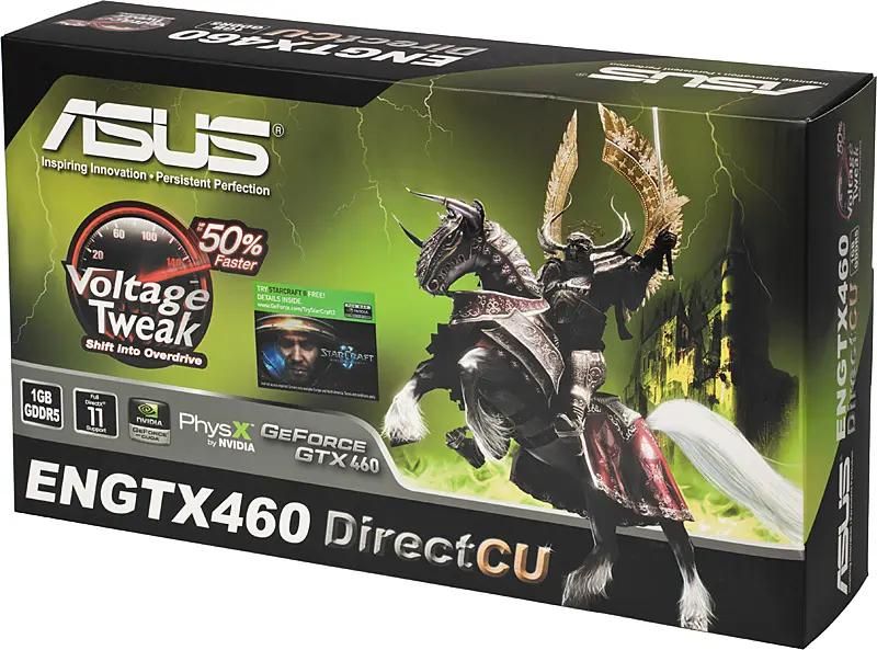Характеристики ASUS NVIDIA GeForce GTX 460 1ГБ GDDR5, Ret