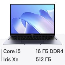 Изображение товара Ноутбук Huawei MateBook 14 KLVF-X 14 дюймов с Intel Core i5 и 16 ГБ ОЗУ