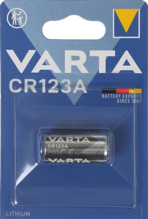 CR123A Батарейка VARTA Professional BL1 Lithium, 1 шт.