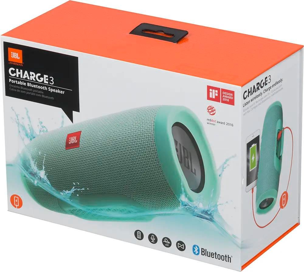 Jbl charge sale 3 turquoise