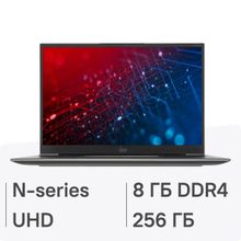 Изображение товара Ноутбук iRU Planio 14INP с IPS экраном 14 дюймов и Intel N100