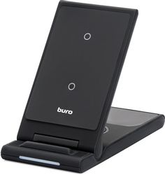 Изображение товара Беспроводное зарядное устройство Buro CWC-QC5,  USB-C, 15Вт, 3A, черный [cwc-qc5a15bk]