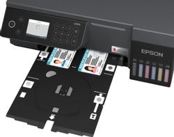 МФУ струйное Epson EcoTank L8100 цветная печать, A4, с СНПЧ, черный